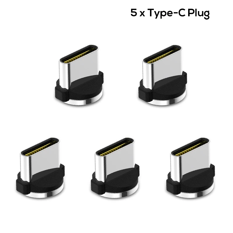 TOPK [5-Pack] RLine-R Магнитный кабель usb type C для samsung Galaxy S9 Plus OnePlus 6 type-C USB C - Цвет: 5 x Type-C Plug