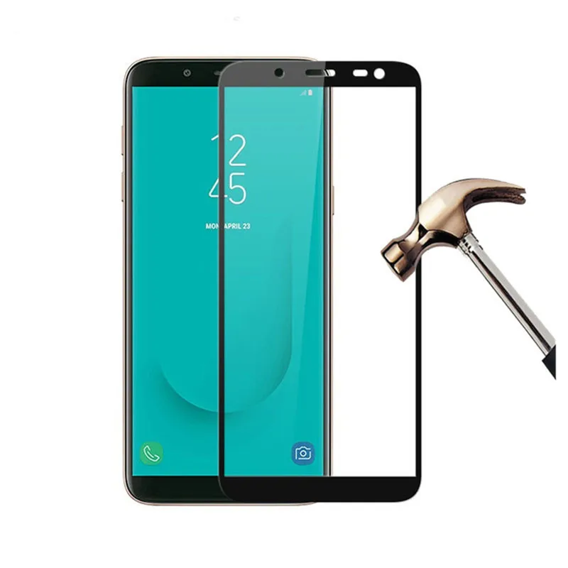 Для Samsung Galaxy J4 J6 2018 стекло FilmJ6 защита для экрана Temepred 3D полное покрытие протектор