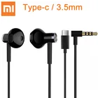 Гибридные наушники Xiaomi DC Type-C, штекер 3,5 мм, USB-наушники-вкладыши с МЭМС-микрофоном, наушники с двумя драйверами