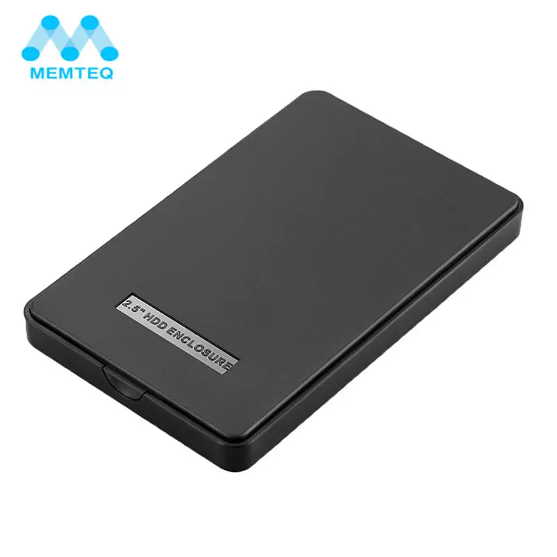 MEMTEQ HDD Enclosure 2.5 inch USB 2.0 2TB SATA Hard Disk Drive External Case Box for Laptop PC Notebook Black | Компьютеры и офис