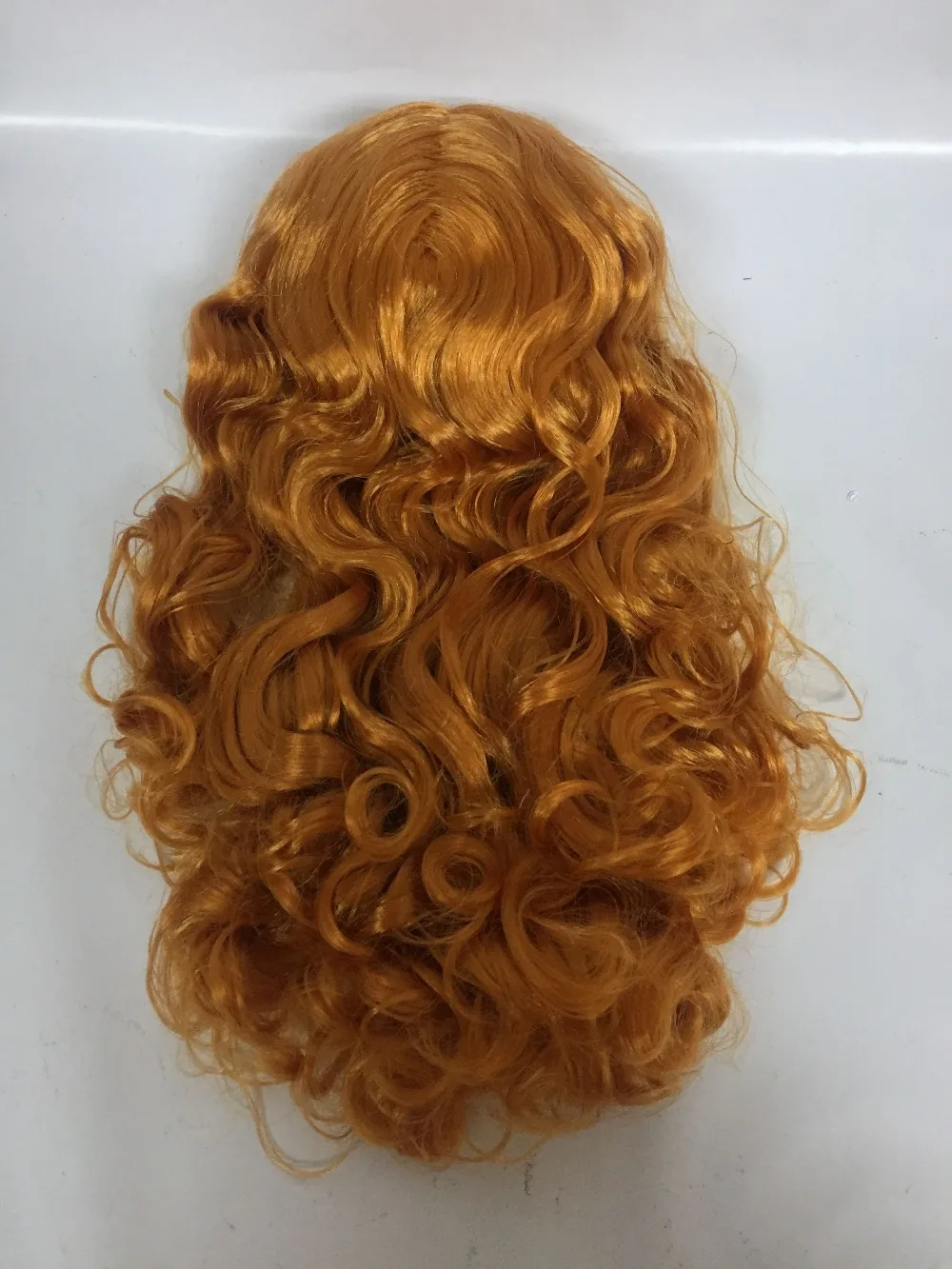 Кукла RBL blyth кожа головы подходит для Блит длинные вьющиеся волосы orange 11212|doll