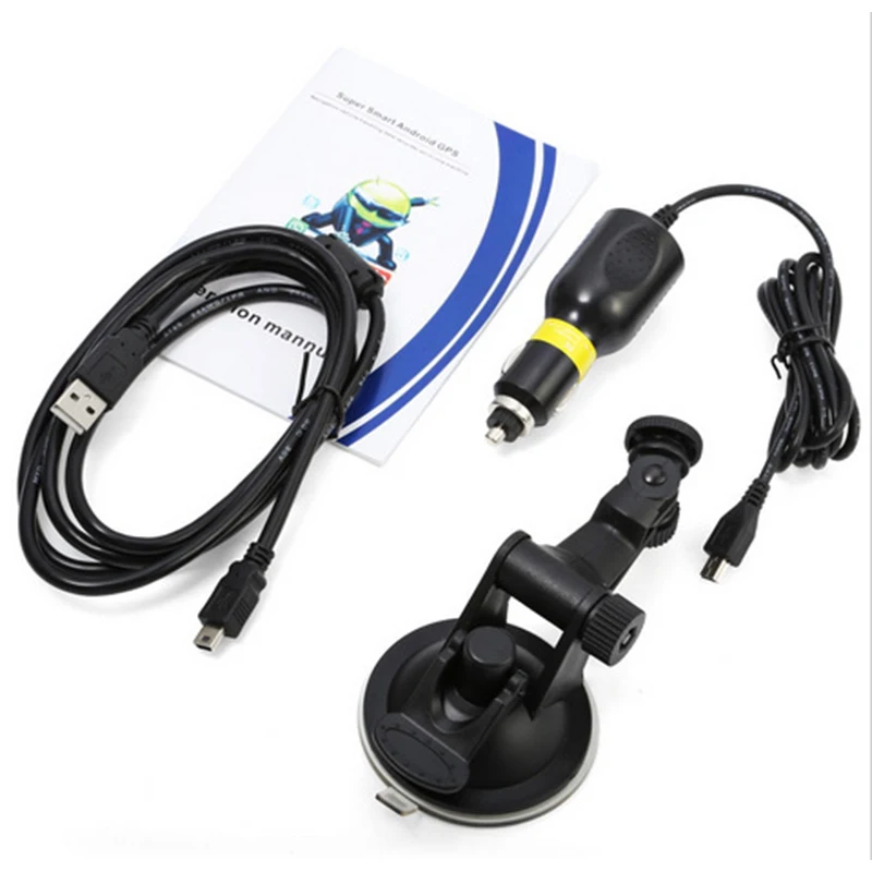 Автомобильный GPS навигатор на Android 7 &quot DVR FM Bluetooth Wi Fi Карта Европы/России