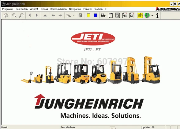 Jungheinrich вилочные погрузчики ET запчасти + SH Ремонт Диагностика Judit 4 33 несрок