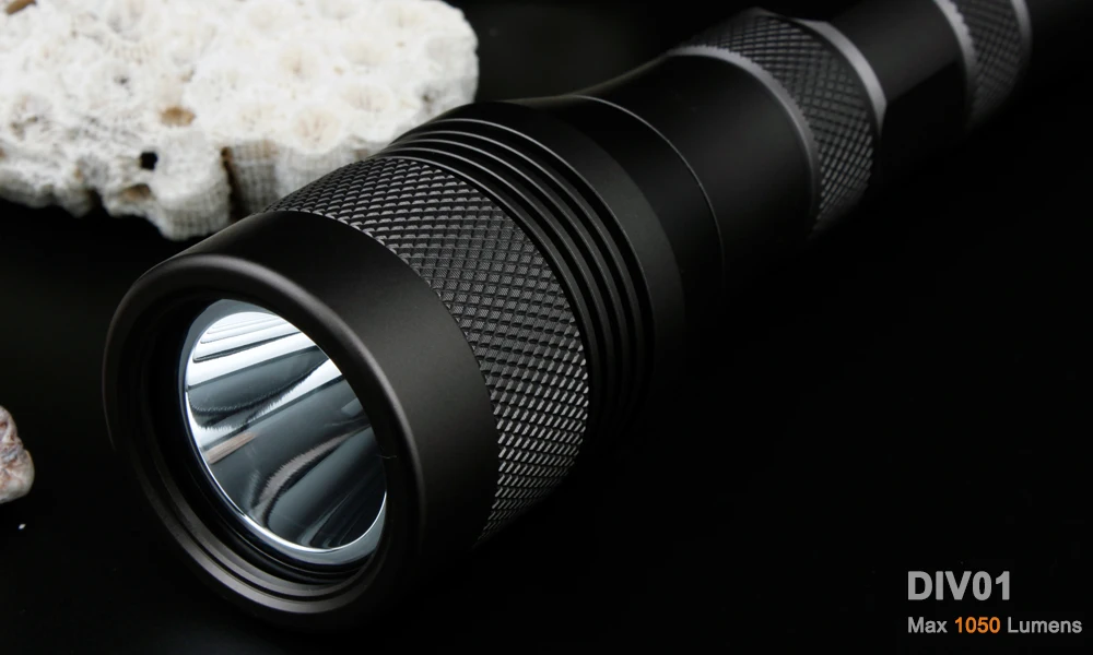 NITESUN DIV01 фонарик для дайвинга CREE XM-L2 U4 6500K светодиодный Макс. 1050 люмен наземный бросок 320 м подводный 150 м водонепроницаемый фонарь для дайвинга