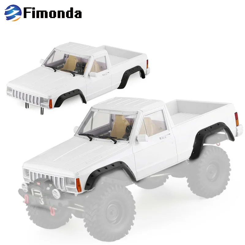 Fimonda 313 мм Колесная база жесткий пластик Cherokee корпус для 1/10 RC Гусеничный
