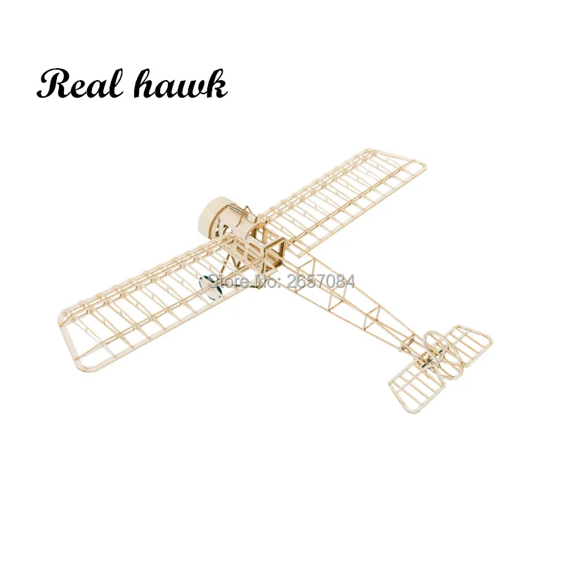 Мини радиоуправляемый самолет лазерная резка Balsa деревянный комплект Fokker EIII