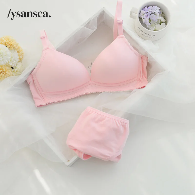 Комплект женского хлопкового нижнего белья с чашками пуш ап|brassiere set|bra suitunderwear bra |