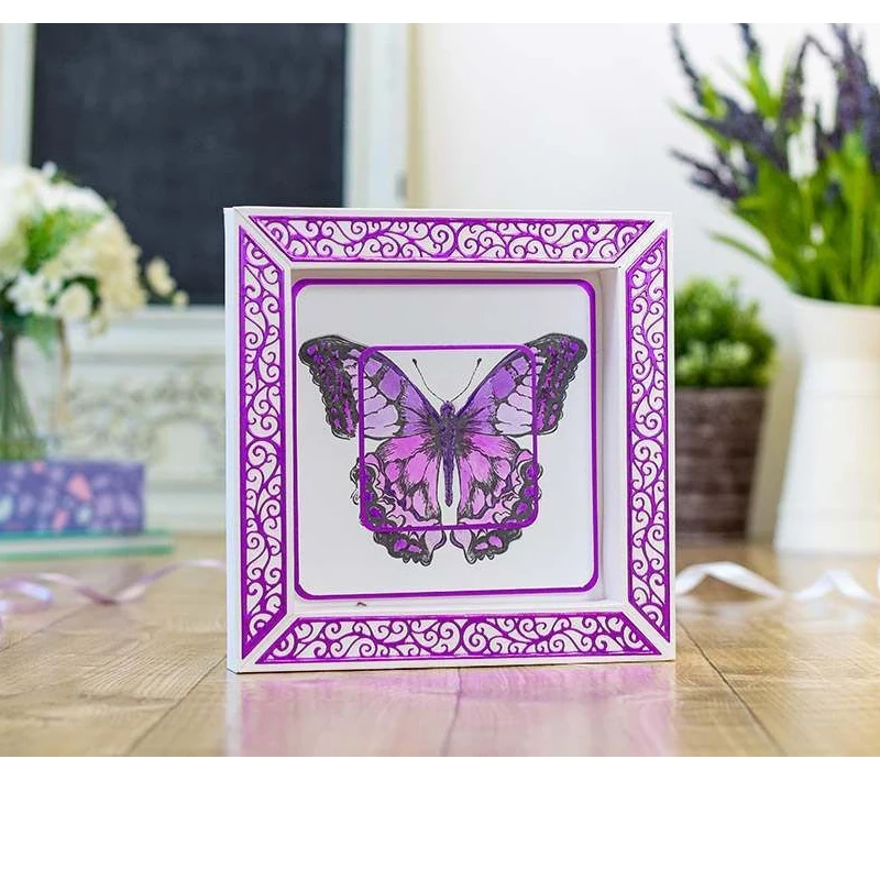 3D размеры теневая коробка металлические штампы трафареты для сделай сам