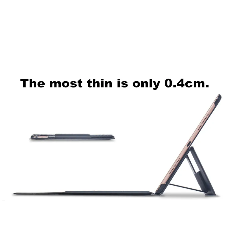 Kemile Ultra Slim Smart Bluetooth клавиатура Smart чехол для iPad 2/3/4 клавиатура с подставкой Чехол авто сна и бодрствования+ подарок