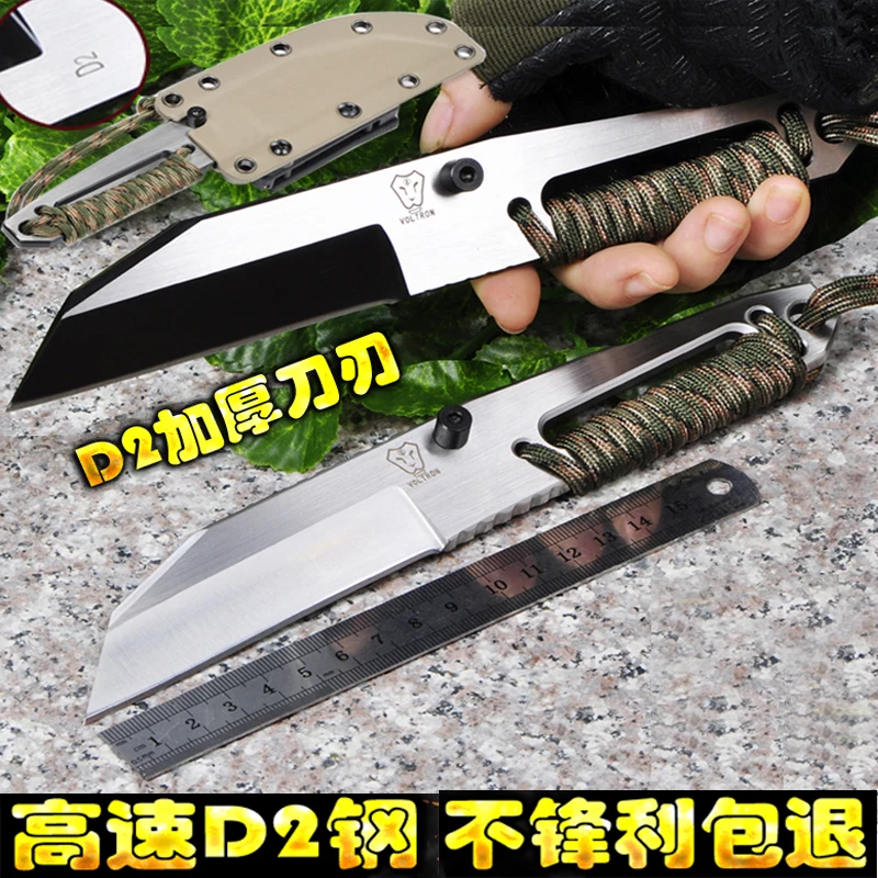 

High quality army Survival knife high hardness wilderness knives essential self-defense Camping Knife Hunting outdoor tools EDC