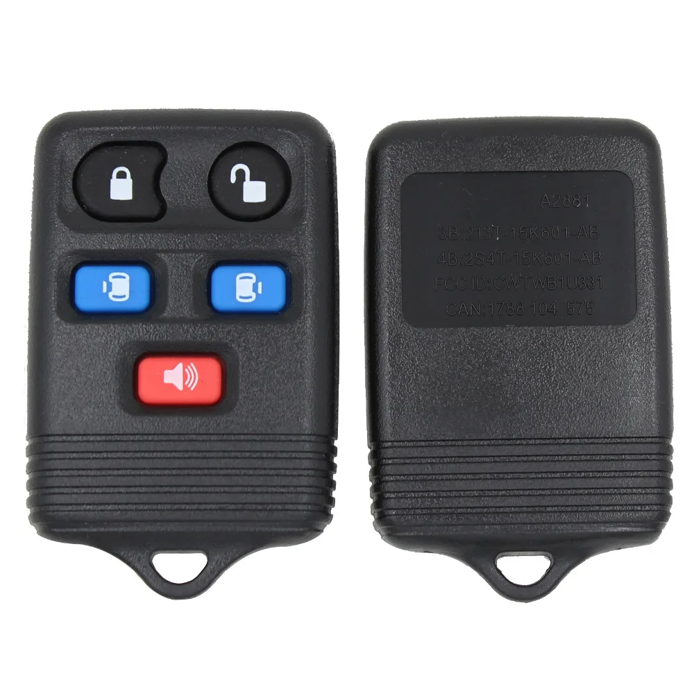 KEYYOU 5 кнопок дистанционного ключа чехол fob оболочка Крышка для Ford Expedition Lincoln Navigator