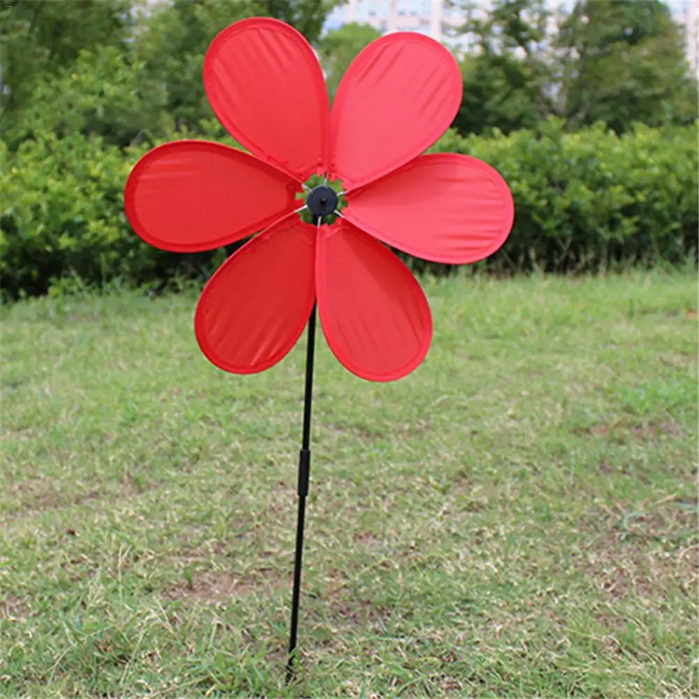 Флюгер Подсолнух лужайка Pinwheels ветряная мельница вечерние Pinwheel Wind Spinner для украшения сада безопасно использовать
