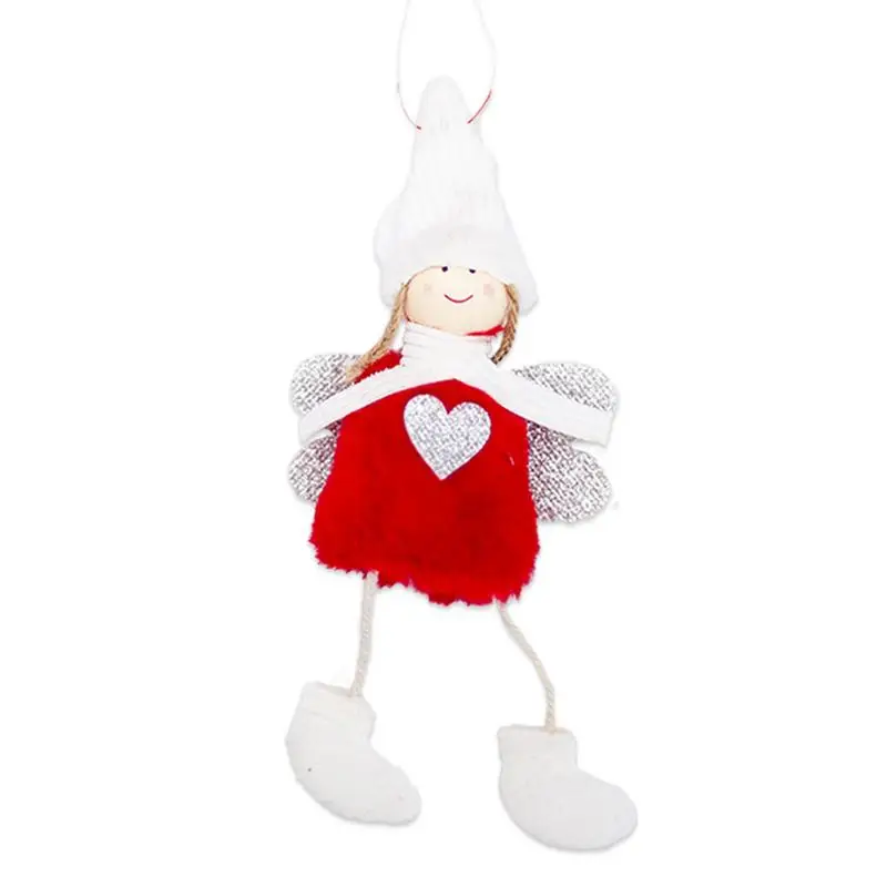 2019 Christmas Decoration Cute Angel Plush Doll Pendant House Tree Creative Accessories | Дом и сад