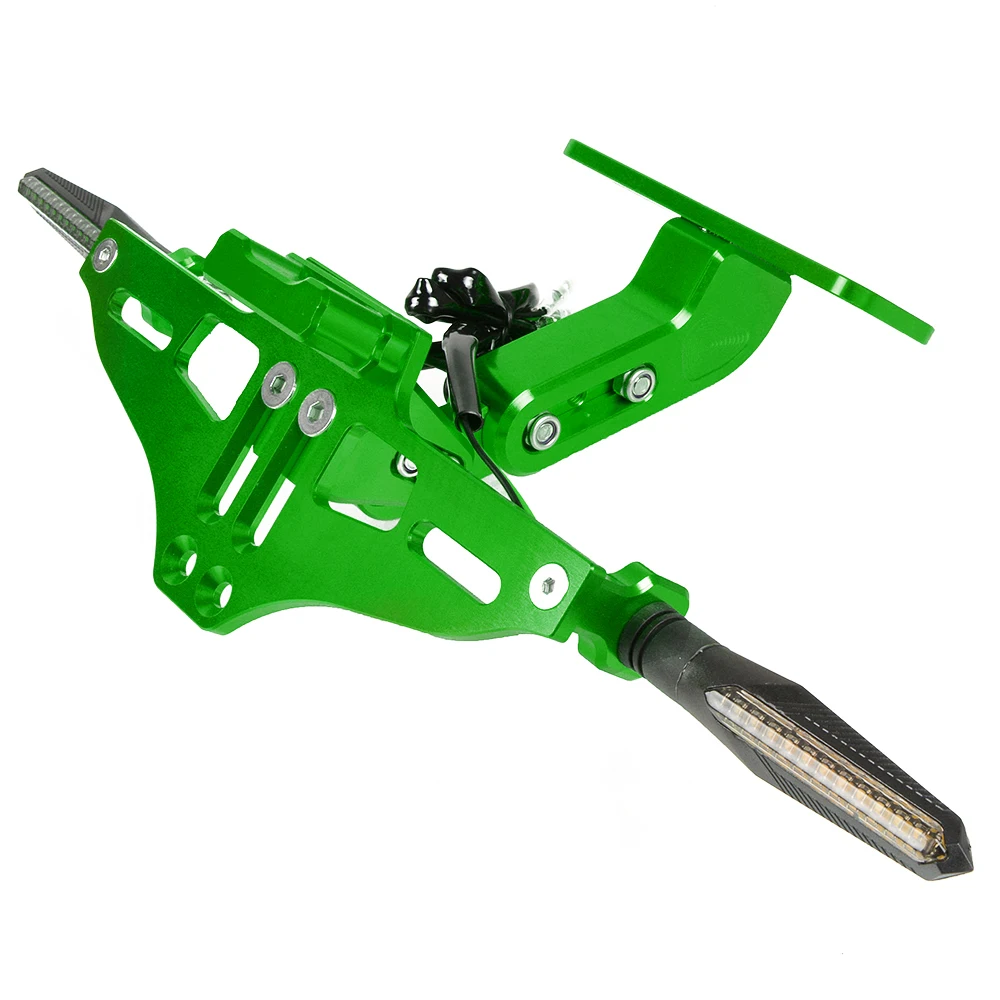 Фото Подставка для номерного знака мотоцикла Kawasaki NINJA 125 EX250R Z125 VERSYS 1000 VULCAN /S 650cc Z300 №4