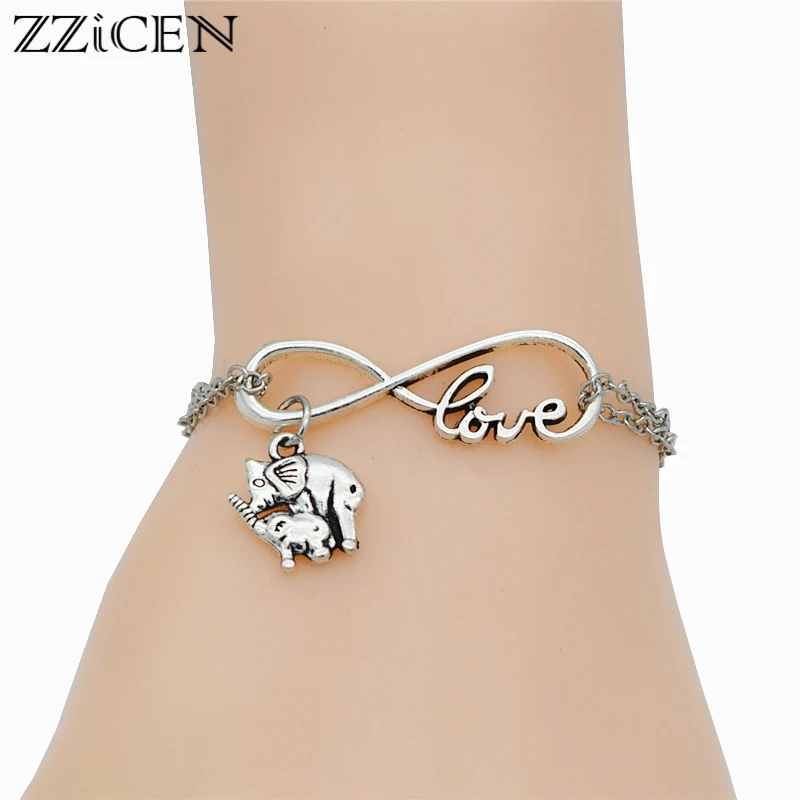 НОВЫЕ антикварные милые животные мама ребенок Слон Мать очарование