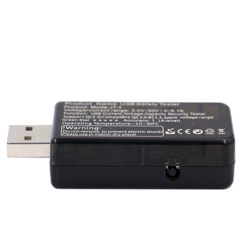 Горячие продаж QC2.0 USB Мощность детектор Напряжение измеритель тока 5V 9V 12V 30 В
