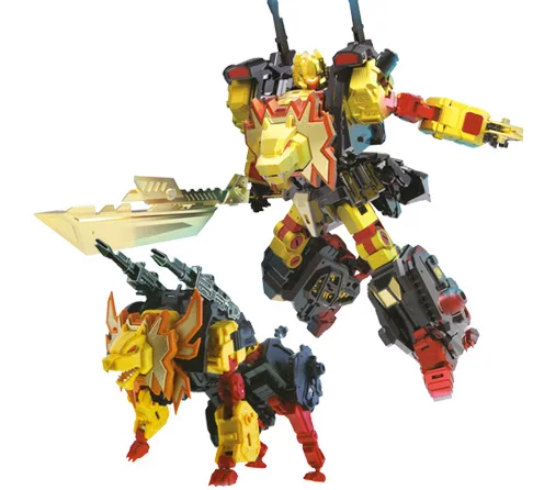 Comic Club без розничной коробки JINBAO 6в1 ko негабаритный MMC трансформационный робот Predaking
