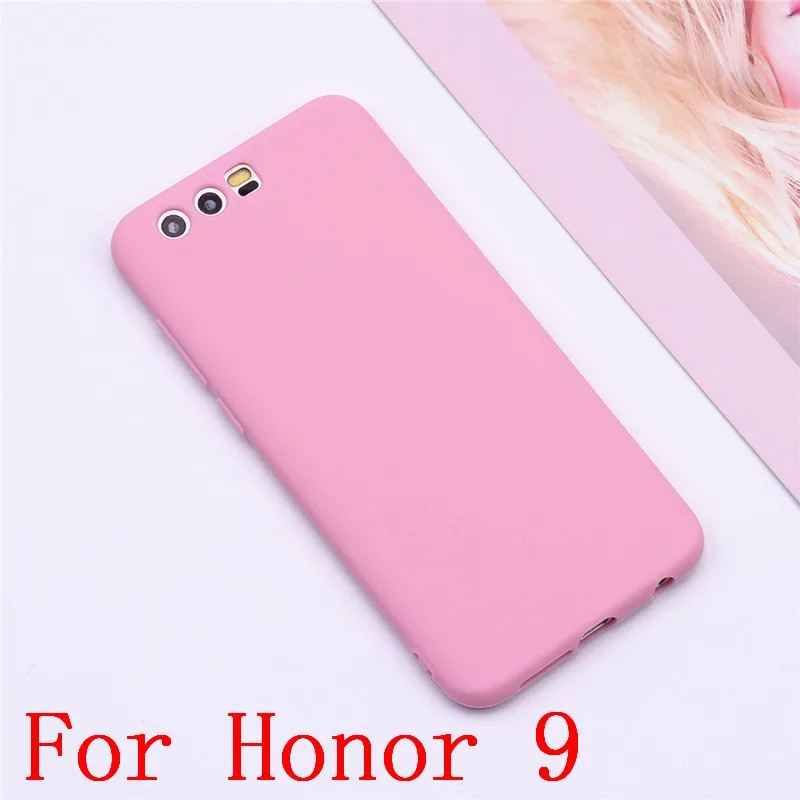 Pink Чехол для Honor 9 Lite из мягкого ТПУ для Huawei Honor 9/Honor 9 Lite, чехол, бампер, силиконовый чехол для Huawei Honor 9 Lite, чехол - Цвет: Pink