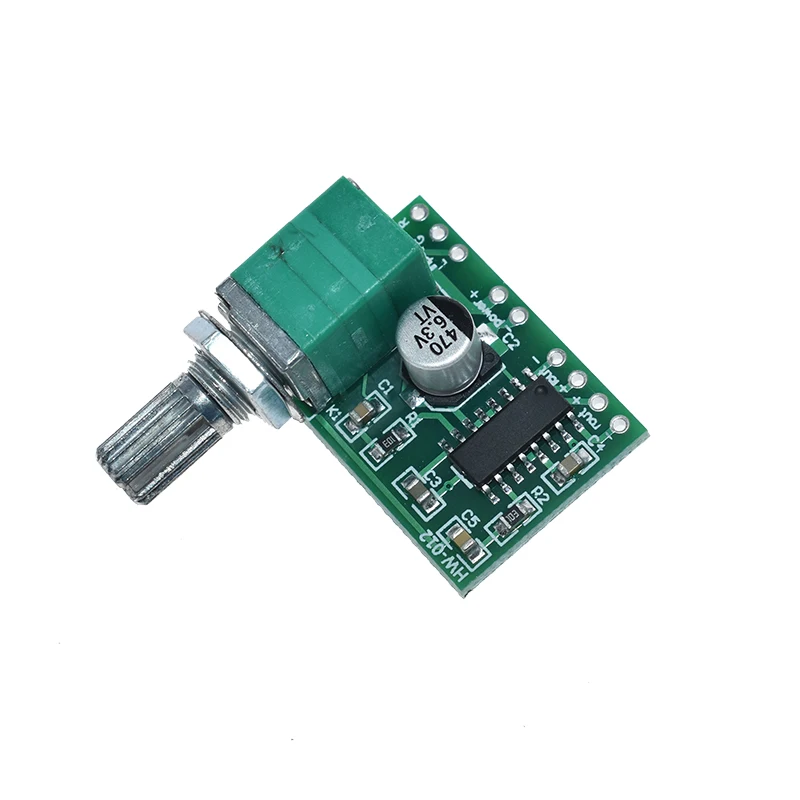 Плата цифрового усилителя PAM8403 mini 5V с потенциометром может использоваться