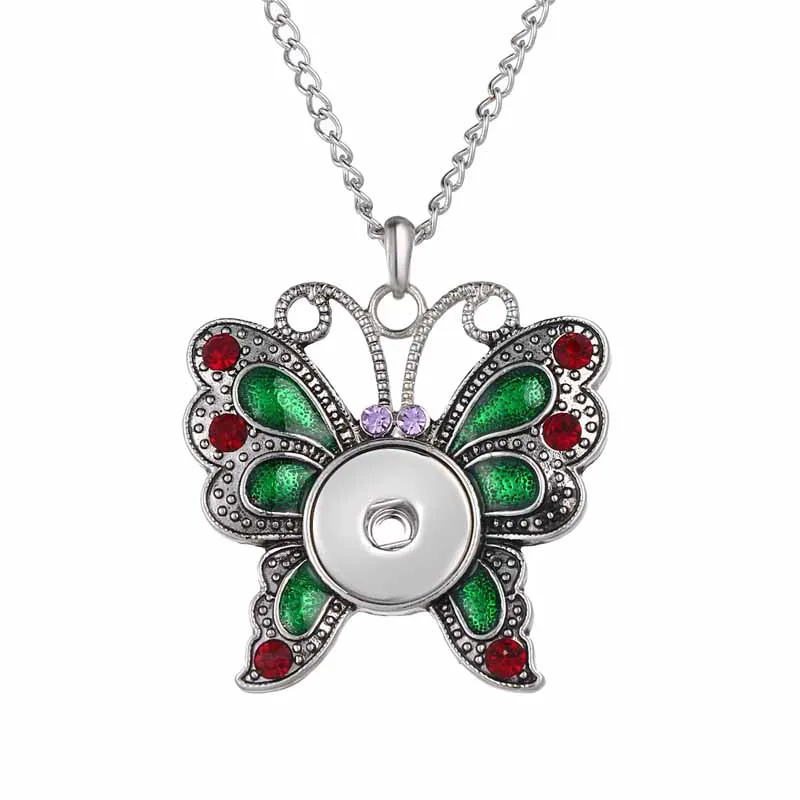 Высококачественное ожерелье с подвеской в виде насекомого бабочки 18 мм|jewelry for