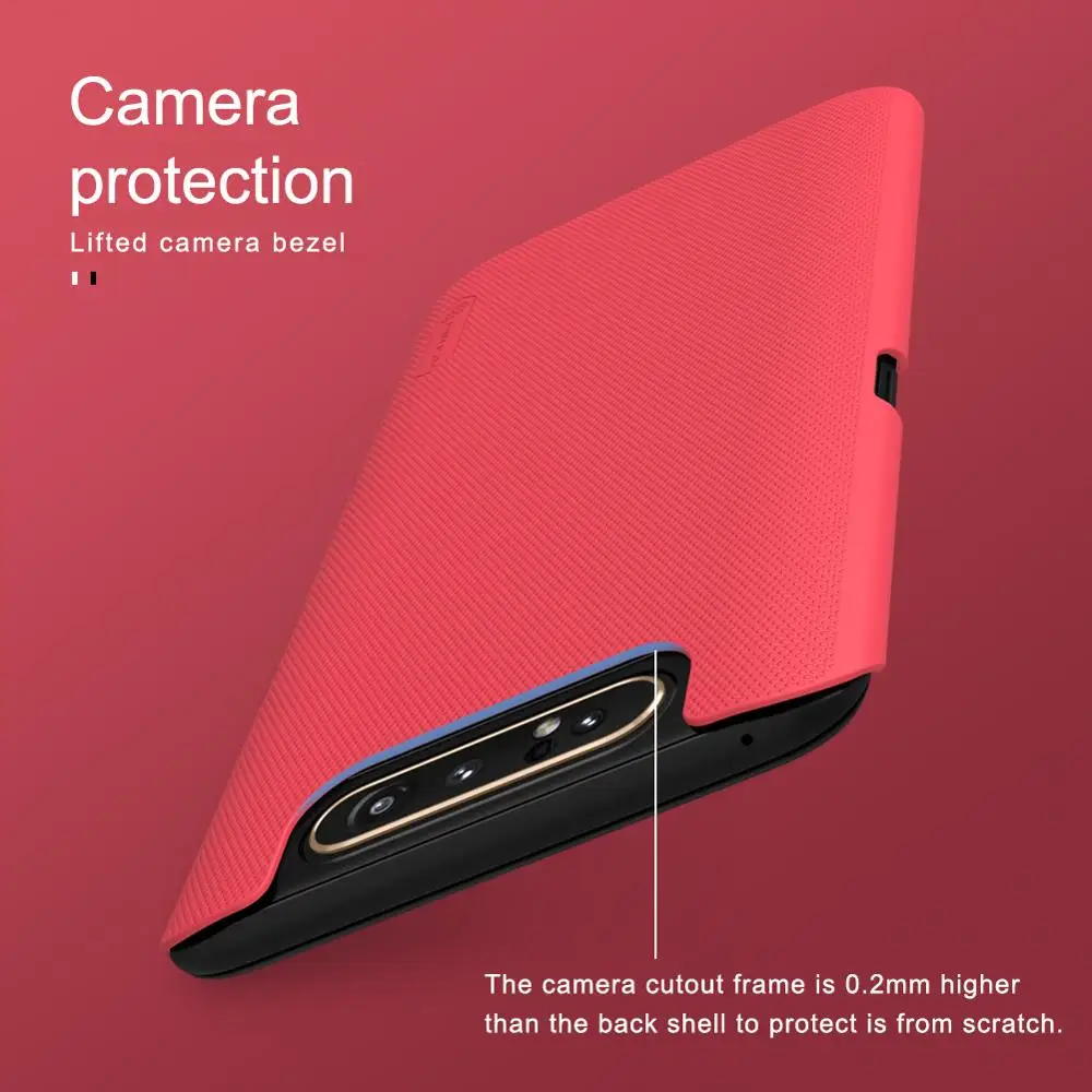 Чехол Nillkin для Samsung A80 A90 5G суперматовый чехол накладка Galaxy A70 A50 A60 A40 A30 A20 A20e 10