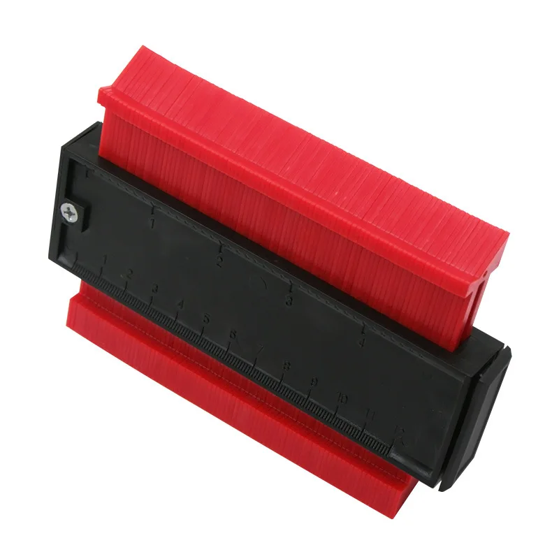

0-120mm Contour Profile Gauge Tiling Laminate Tiles Edge Shaping Wood Measure Ruler ABS Contour Gauge Duplicator