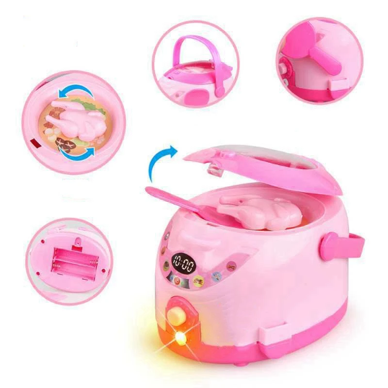 TOY138-3 Детские игрушки Мини-стиральная машина макияж миниатюрная мебель для куклы рисоварка чайник Вакуумный Очиститель ролевые игры мебель игрушки - Цвет: TOY138-3