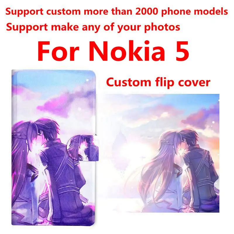 Чехол-книжка из искусственной кожи для Nokia 5 | Мобильные телефоны и аксессуары