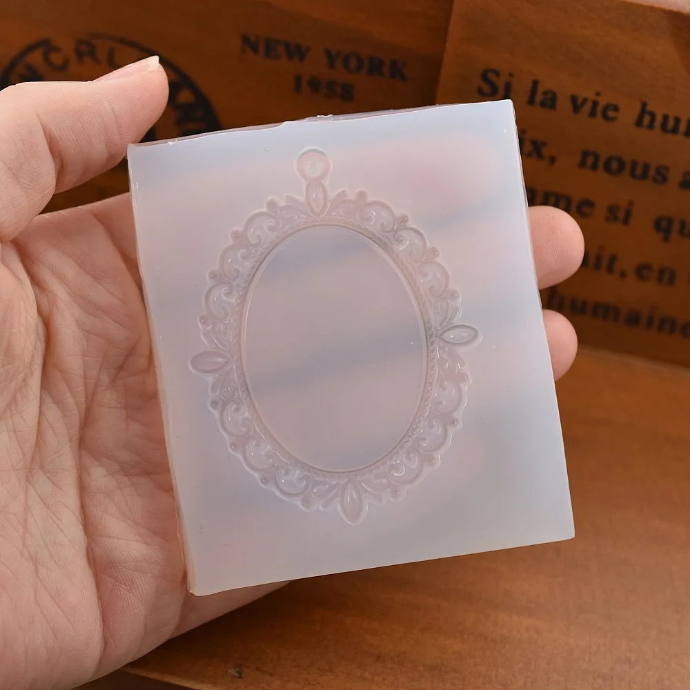 Силиконовая форма основа для ювелирных изделий подвеска из искусственной смолы