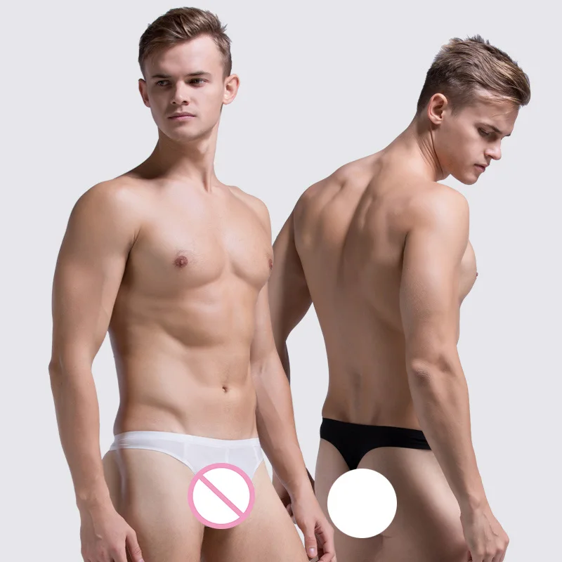 Стринги мужские с низкой посадкой пикантное модное нейлоновое нижнее белье из