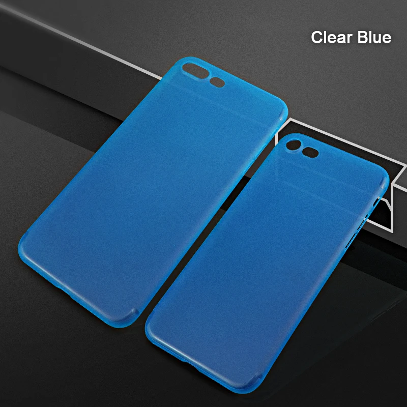 MeowCase Phone Case For iPhone X 7 8 6S 0.3MM Ultra Thin Matte PP Cover Coque Apple 6 6s Plus Capa Translucent |