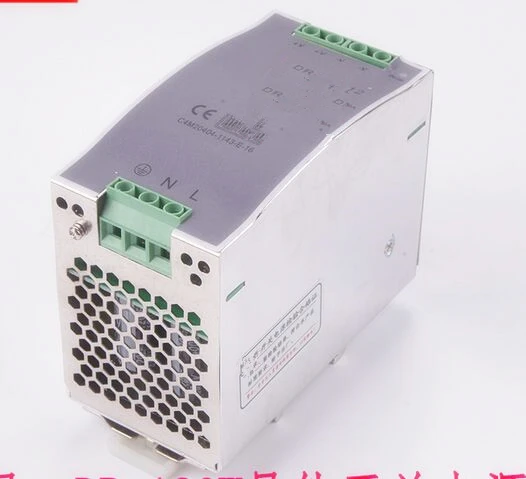 

24 В, 3,2 А, Промышленный источник питания на рельсах переменного/постоянного тока, 76 Вт, 24 вольт, а, промышленный трансформатор на рельсах переменного/постоянного тока