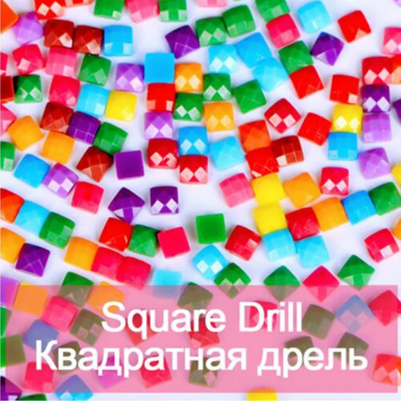 Полностью квадратные алмазы 5D сделай сам Сельская атмосфера. Алмазная мозаика