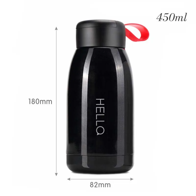 

Fashionable Stainless Steel Thermoses for Ourdoor Travel Vacuum Flask Keeps Water Warm or Cold Water Bottle 450ml SH310-1090