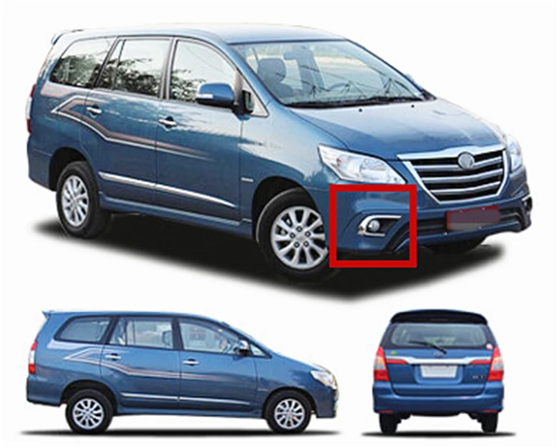 Автомобильная проблесковая 1 комплект для Toyota Innova 2013 2015 светодиодный DRL Дневной