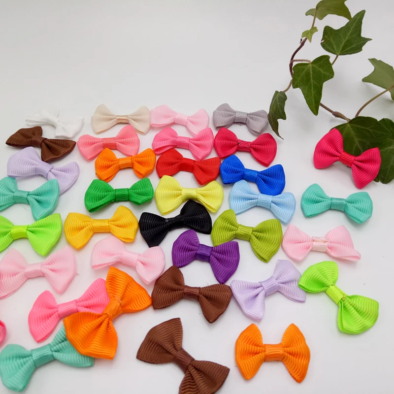 

Free shipping 30pcs /lot mix color bowknot