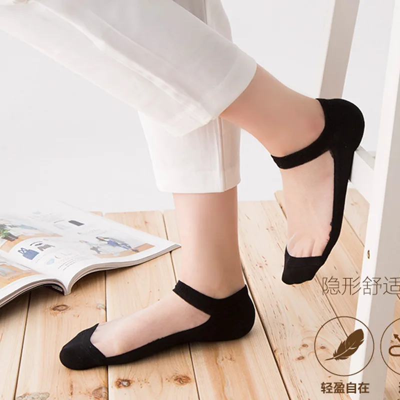 1 пара = 2 штуки прозрачные сексуальные шелковые кружевные хлопковые носки с