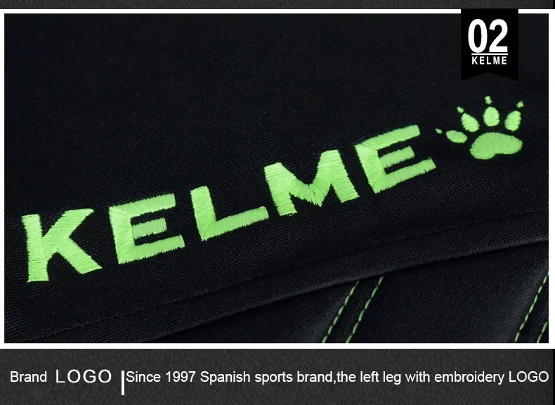 KELME, мужские футбольные штаны Survete, спортивные тренировочные штаны, защита для бега, Вратарские спортивные штаны K15Z408L