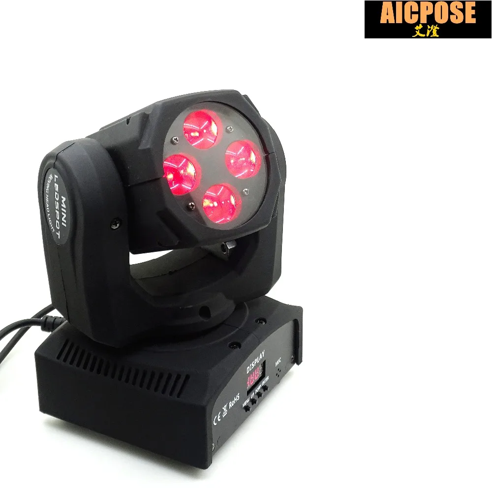 

10units Mini 4X10W Super Beam Moving Head Lights 60W High Brightness LED Beam Lights Perfect For DJ Disco Party Wedding Shows