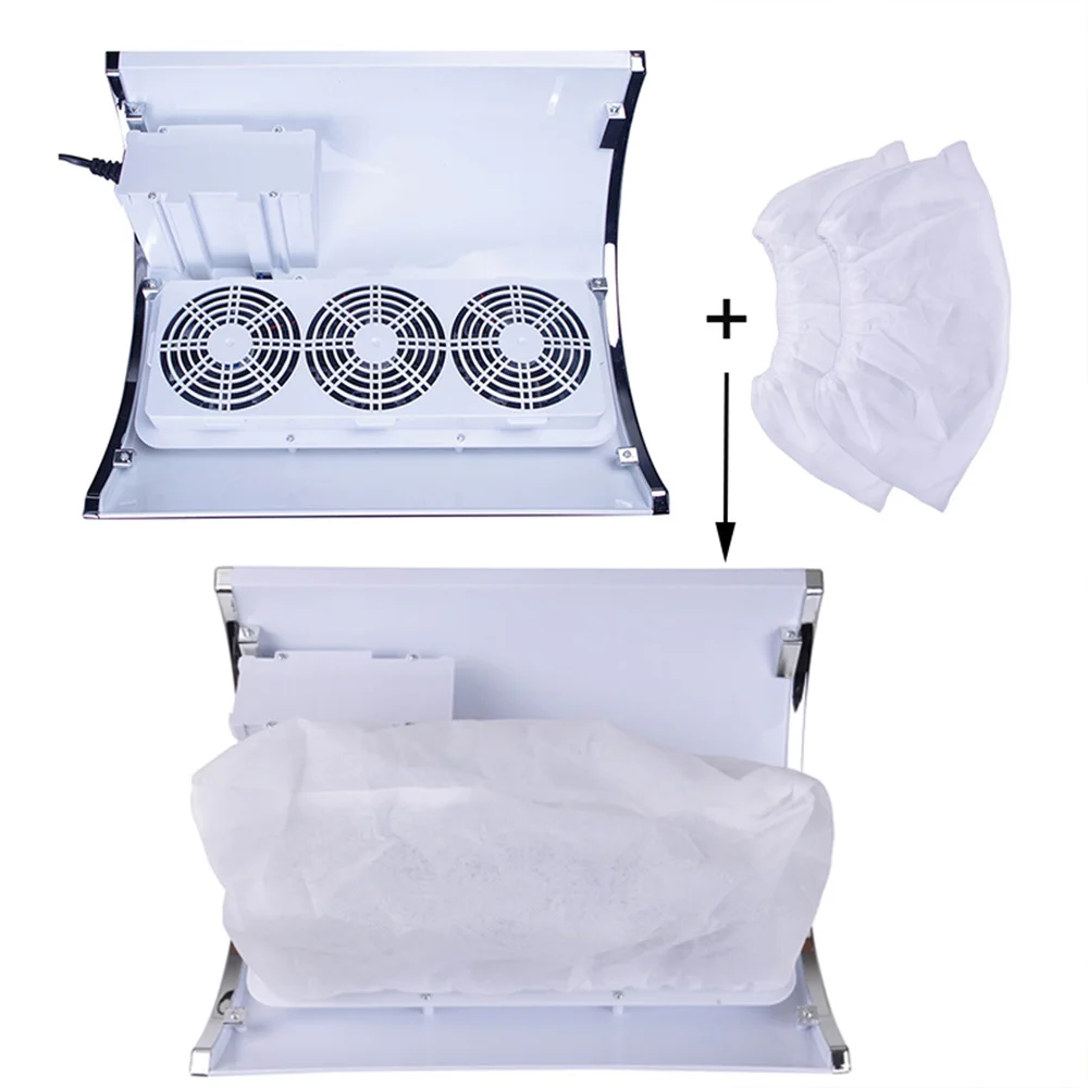 Мощный коллектор для всасывания пыли с ногтей 3 вентилятора пылесос маникюрные