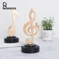 roogo music ornament commemorative trophy home table decoration note figurines paper crane simple literary special trophy statue