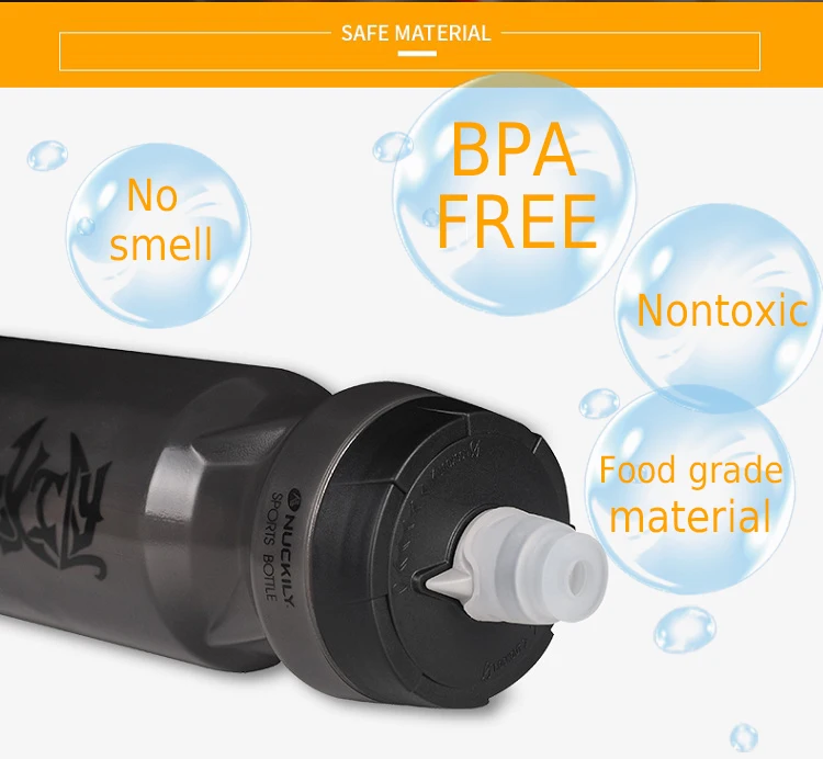 NUCKILY велосипедная бутылка для воды BPA велосипедная бутылка 610 мл портативный чайник герметичная чашка Спортивная бутылка для питья Велосипедное оборудование