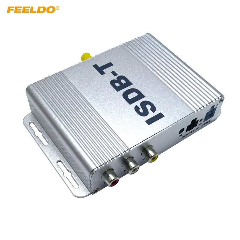 

FEELDO 1Set Car Mobile High Quality ISDB-T Digital TV Receiver Box Tuner MPEG-4 For Japan/Brazil/South American #AM2128