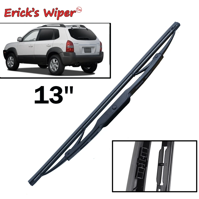 

Erick's Wiper 13" Rear Wiper Blade For Hyundai Tucson JM 2004 - 2009 Windshield Windscreen Tailgate Window Rain Brush