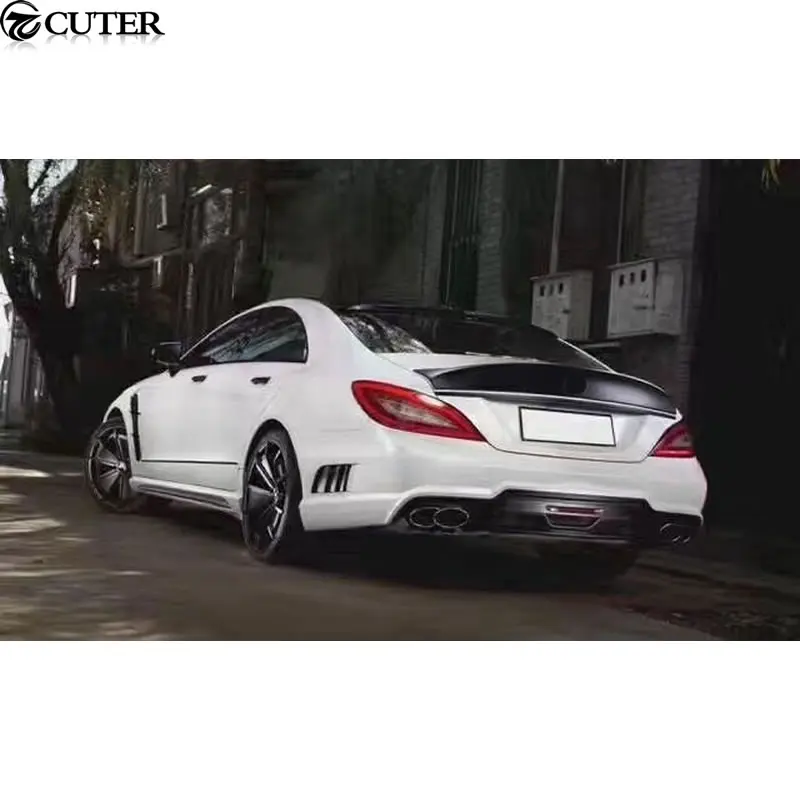 W218 CLS Class комплект кузова автомобиля PU Неокрашенный передний бампер задний для