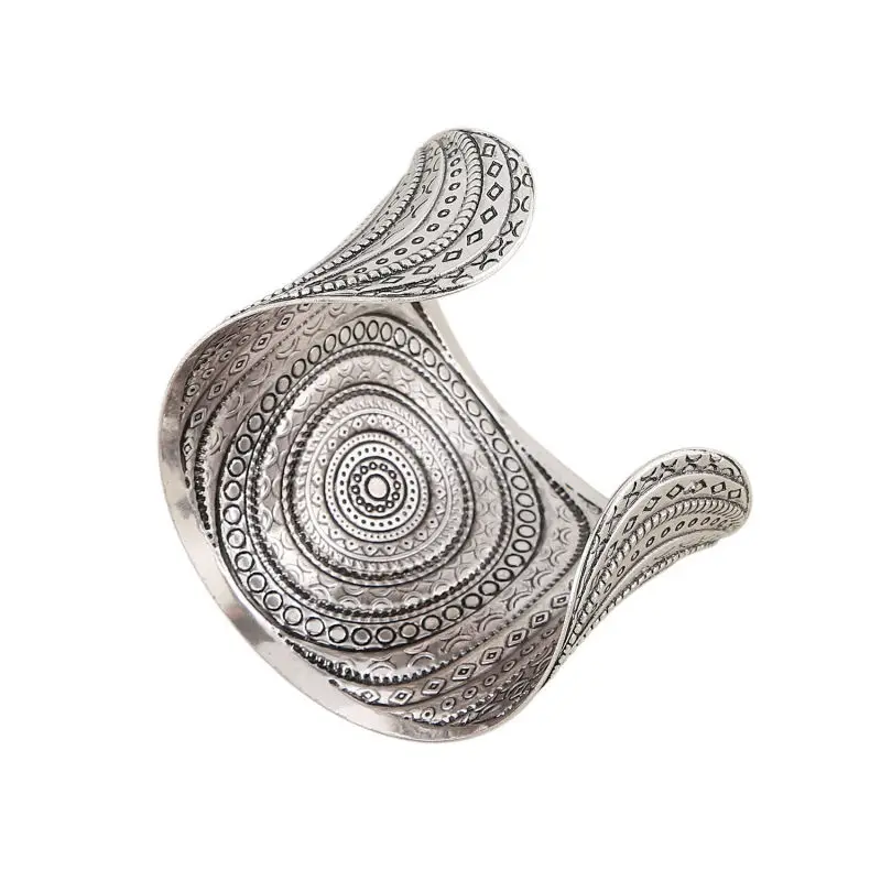 Женские широкие браслеты в этническом стиле винтажные браслеты-манжеты богемном