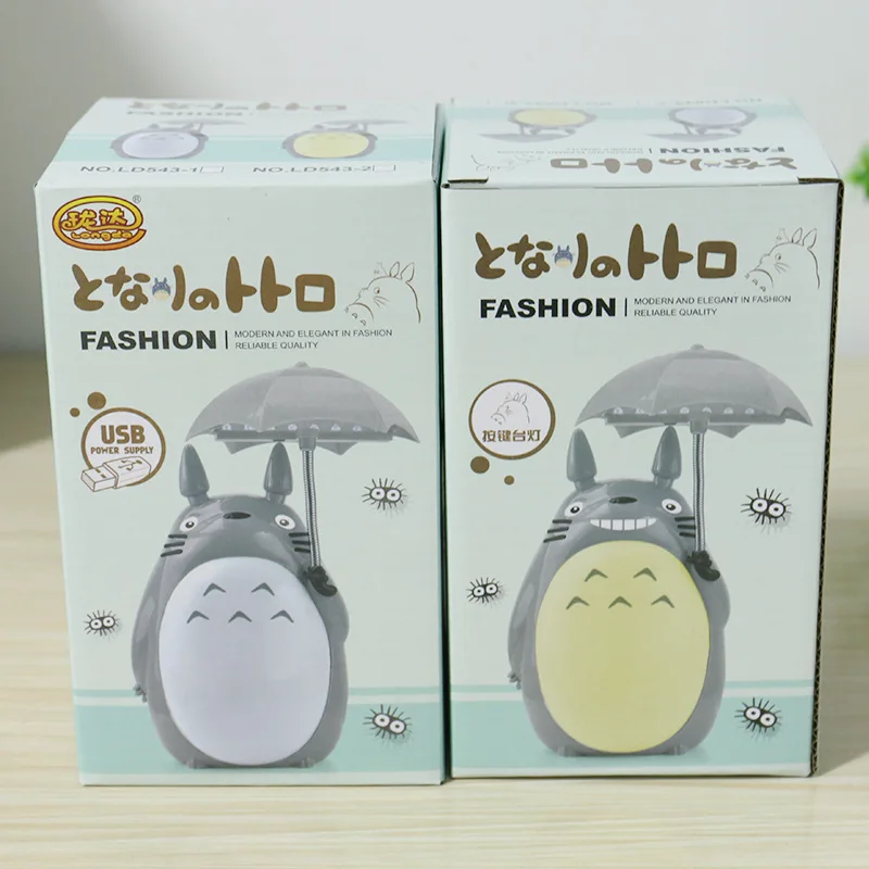 Креативный мультфильм Тоторо ночник светодиодный USB настольные лампы для чтения