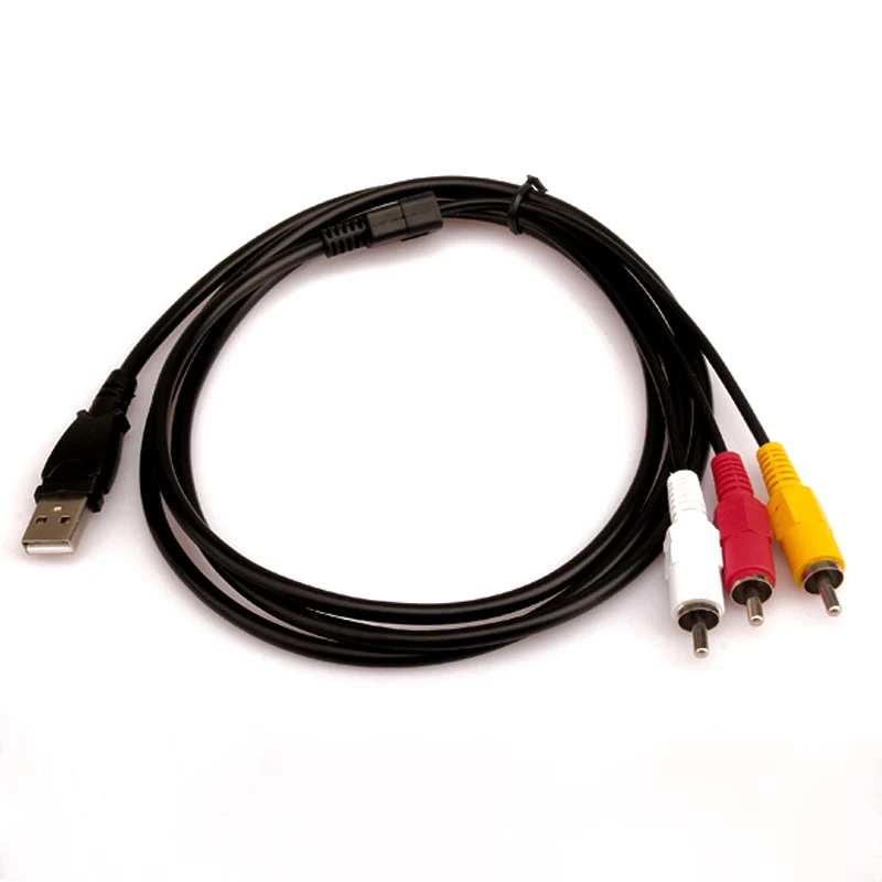 2019 горячий 1 5 м футов USB папа A до 3 RCA AV A/V ТВ адаптер кабель аудио для DOY|Кабели