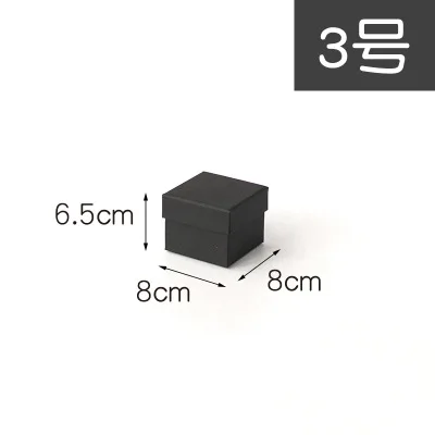 no.3 only box 1 шт., Рождественская Высококачественная Черная Милая gif коробка, любимая бумажная Подарочная сумка на День святого Валентина, креативная Свадебная шкатулка для украшений - Цвет: no.3 only box