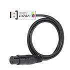 Дискотека с USB на DMX интерфейсный адаптер светодиодный DMX512 компьютерный ПК контроллер ссветильник диммер для сценического освещения шоу дискотеки